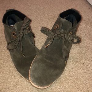 Kate Spade green booties